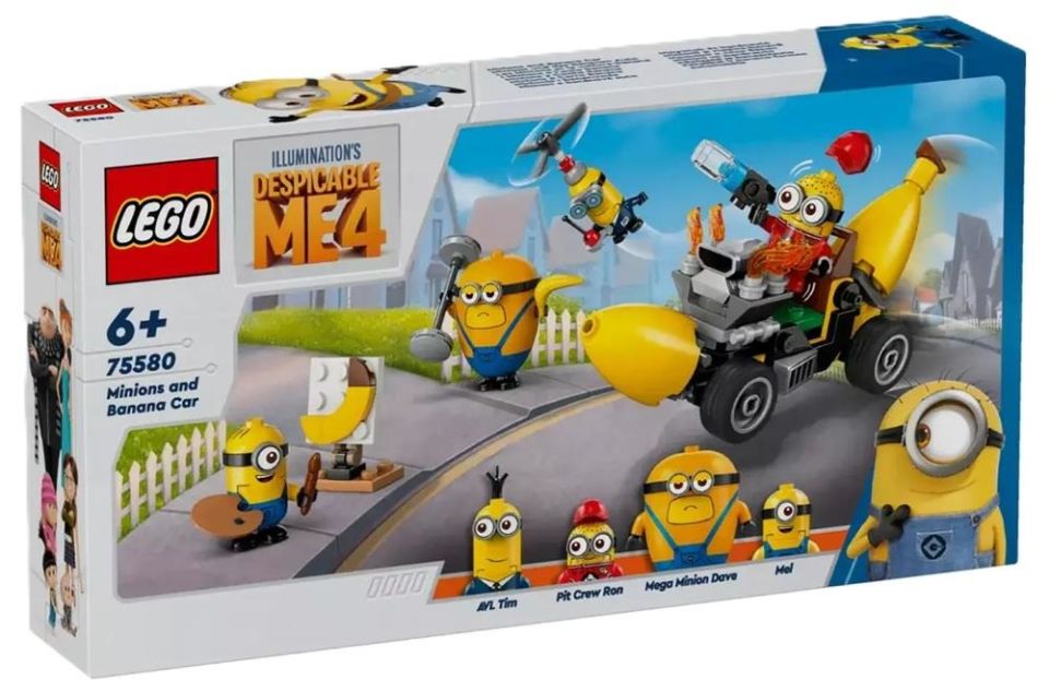 Lego Despicable Me Minions and Banana Car 75580