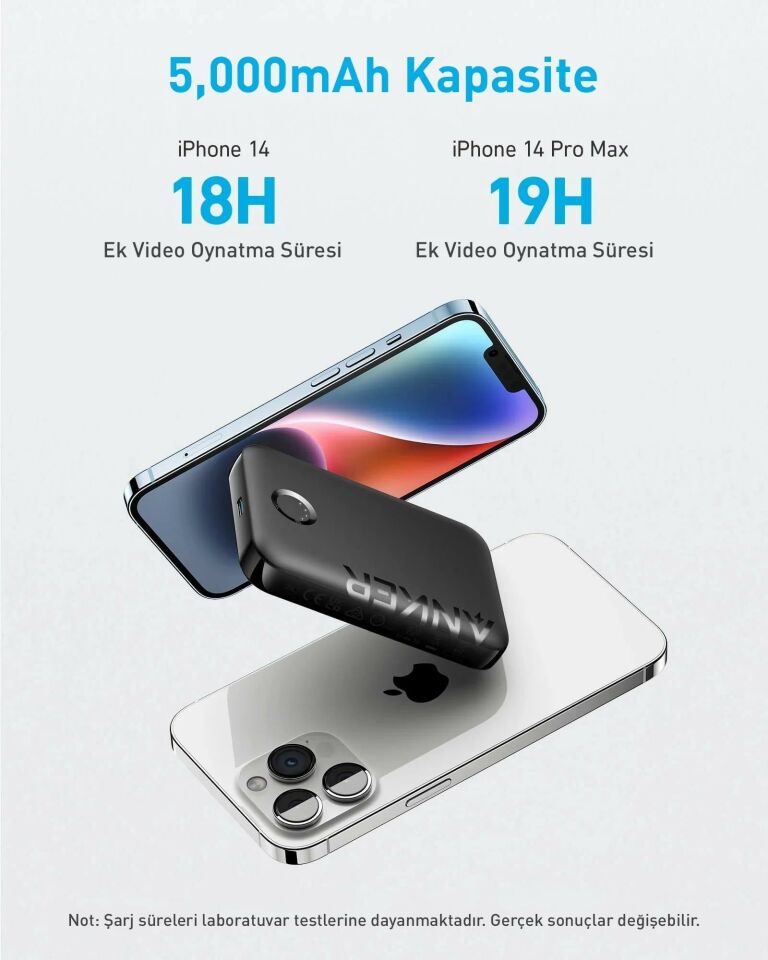 Anker 321 MagGo Powerbank  - A1616 Siyah