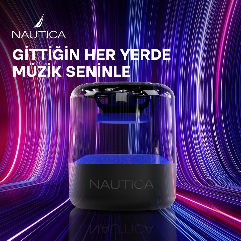 Nautica S50 Bluetooth Hoparlör Siyah