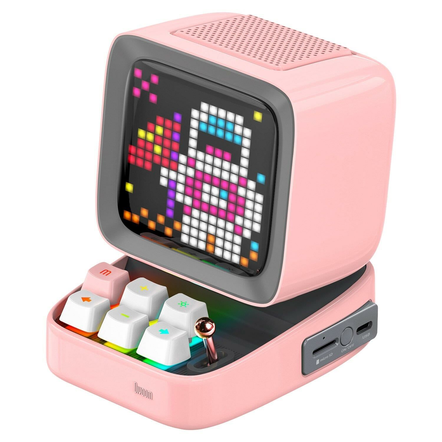 Divoom Ditoo Plus Bluetooth Hoparlör Pembe