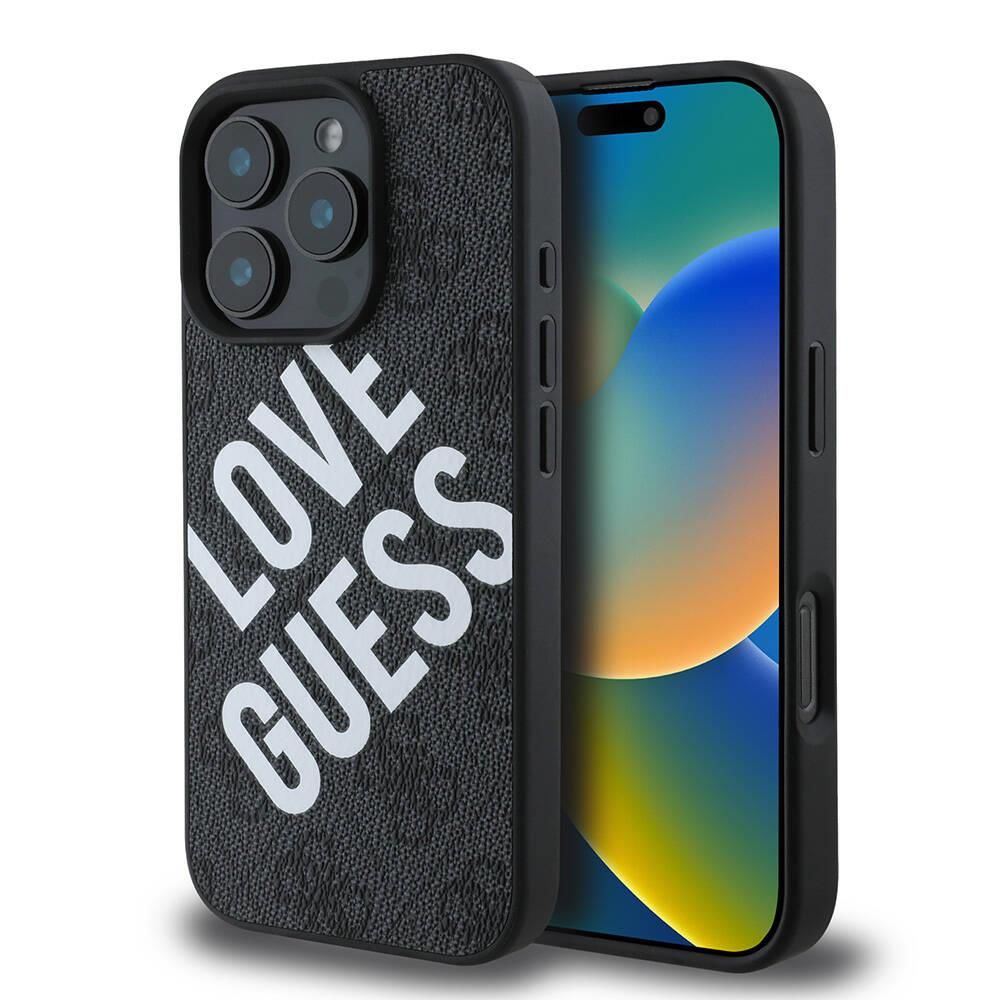 Apple iPhone 16 Pro Max Kılıf Guess Orijinal Lisanslı Big Love Guess Kapak