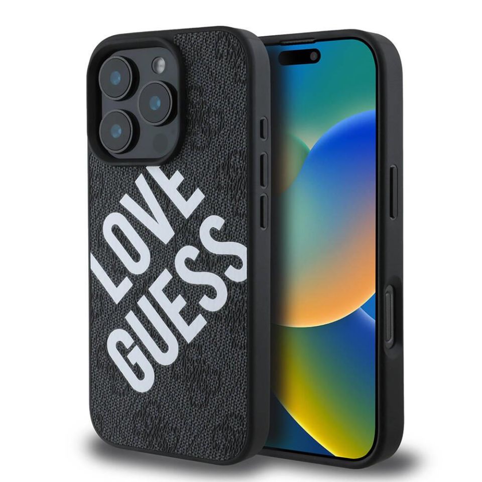 Apple iPhone 16 Pro Max Kılıf Guess Orijinal Lisanslı Big Love Guess Kapak