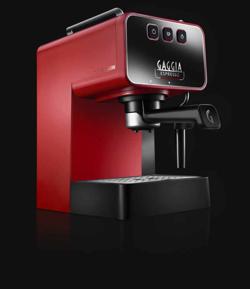 Gaggia Espresso Evolution Lav Kırmızısı Manuel Makine
