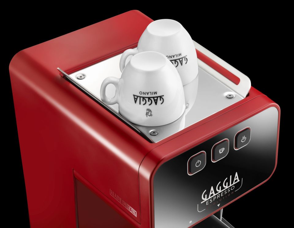 Gaggia Espresso Evolution Lav Kırmızısı Manuel Makine