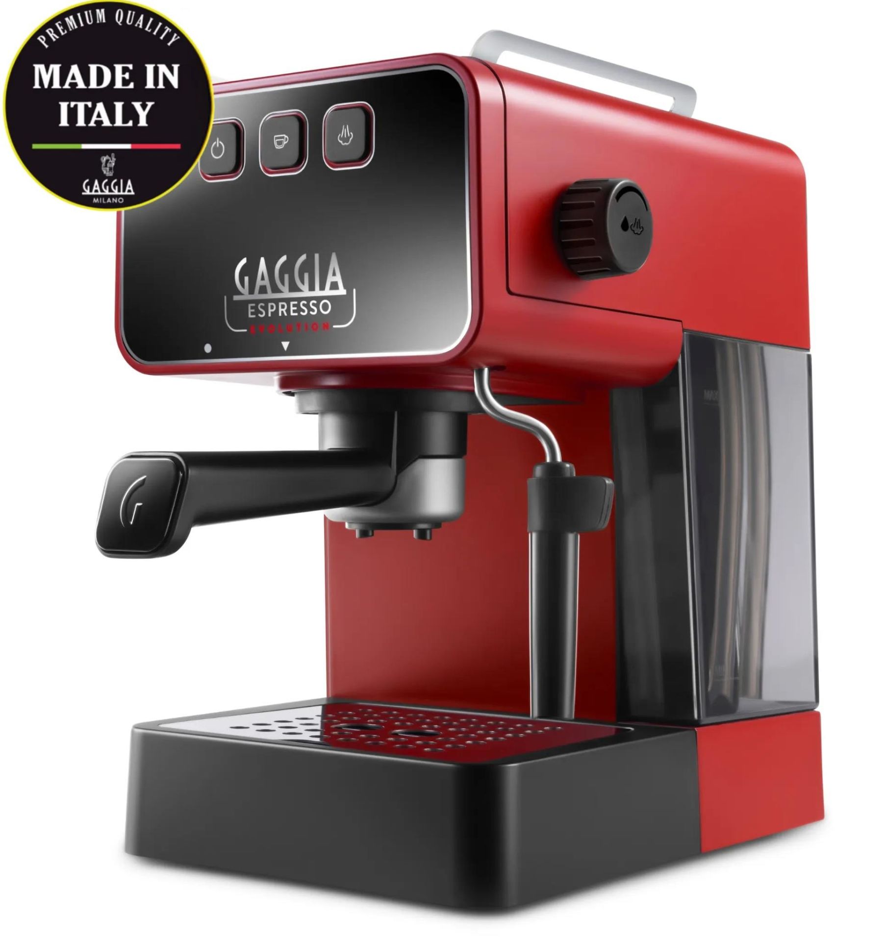 Gaggia Espresso Evolution Lav Kırmızısı Manuel Makine