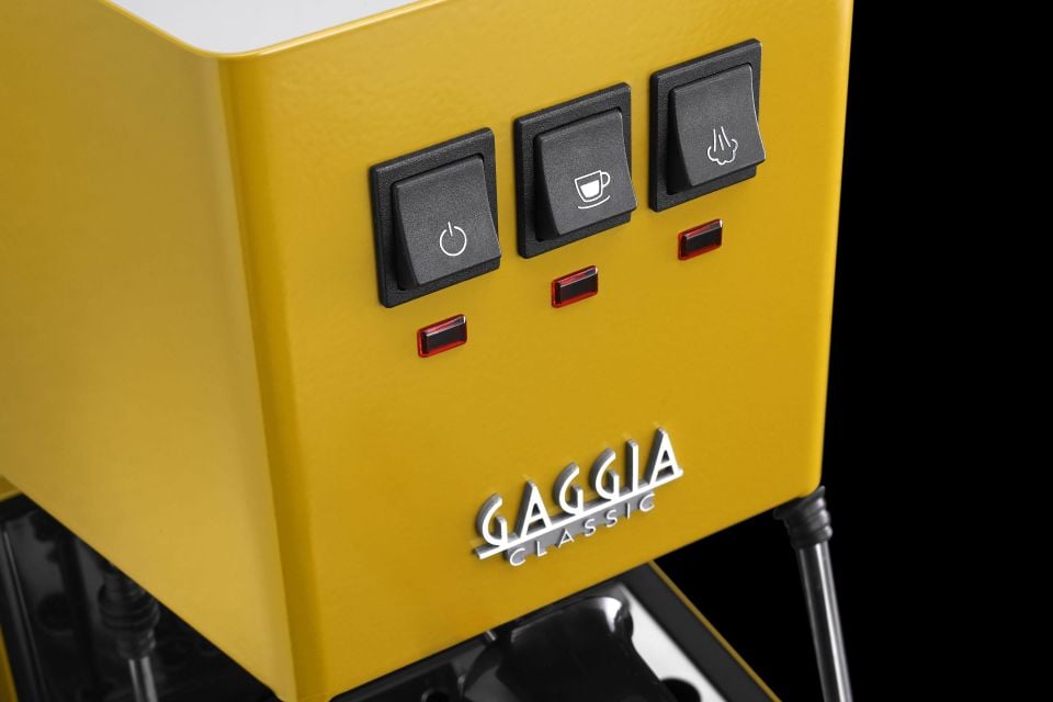 Gaggia Classic E24 Güneş Işığı Sarısı Espresso Makinesi