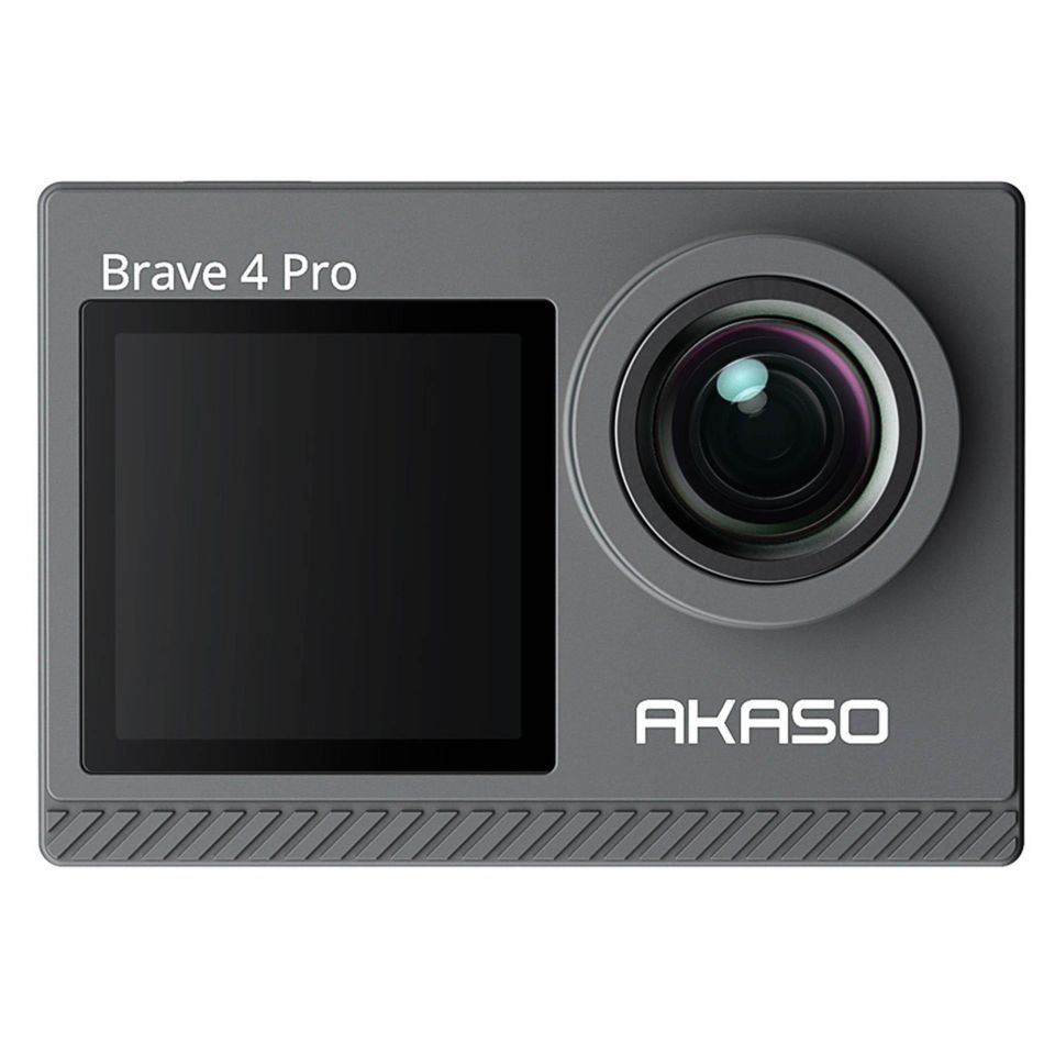 Akaso Brave 4 Pro Dual Screens 4K 30Fps Wi-Fi Aksiyon Kamera ve Aksesuar Seti