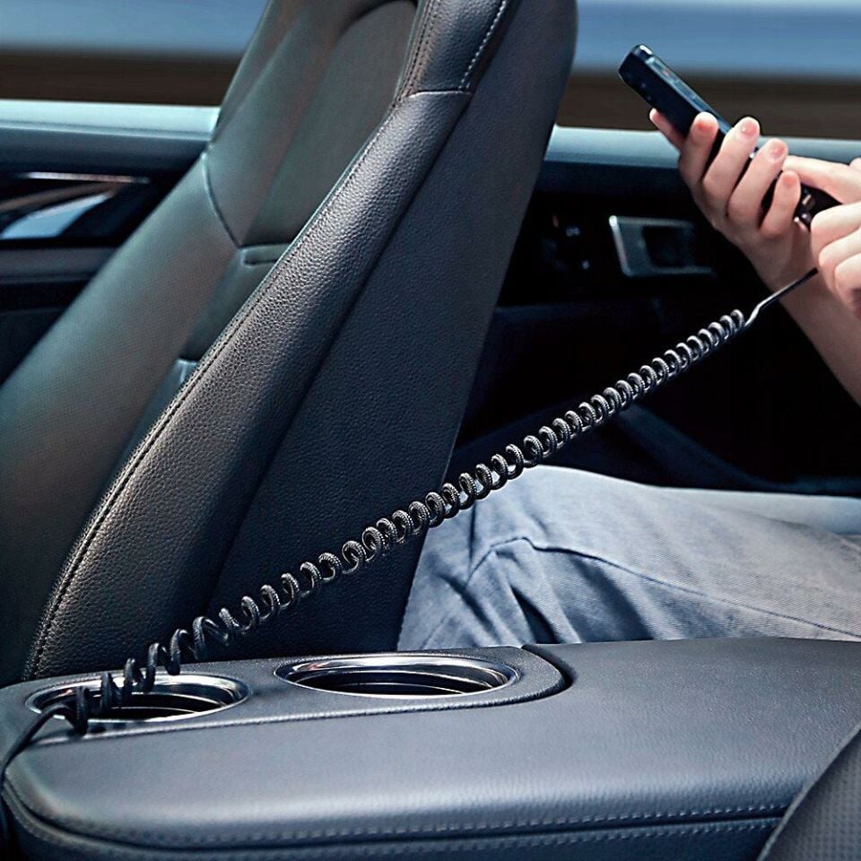 Mcdodo CA-0890 Spiralli Lightning to 3.5mm Ses Kablosu 1.8m-Siyah