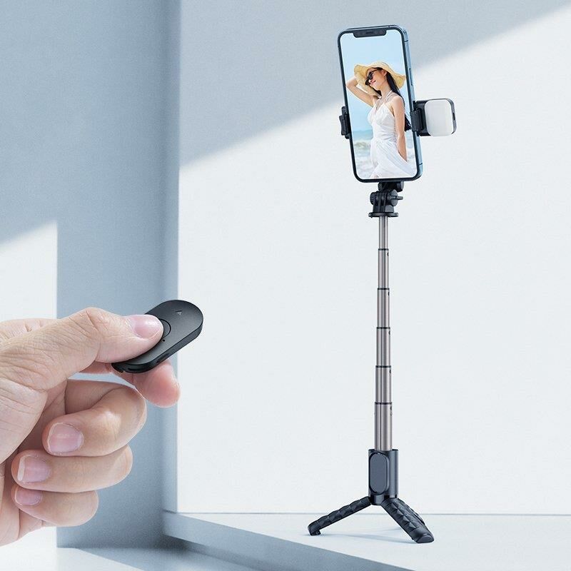 Mcdodo SS -1781 Bluetooth Selfie Çubuğu Uzaktan Kumandalı/tripod Standlı - Siyah SS-1781
