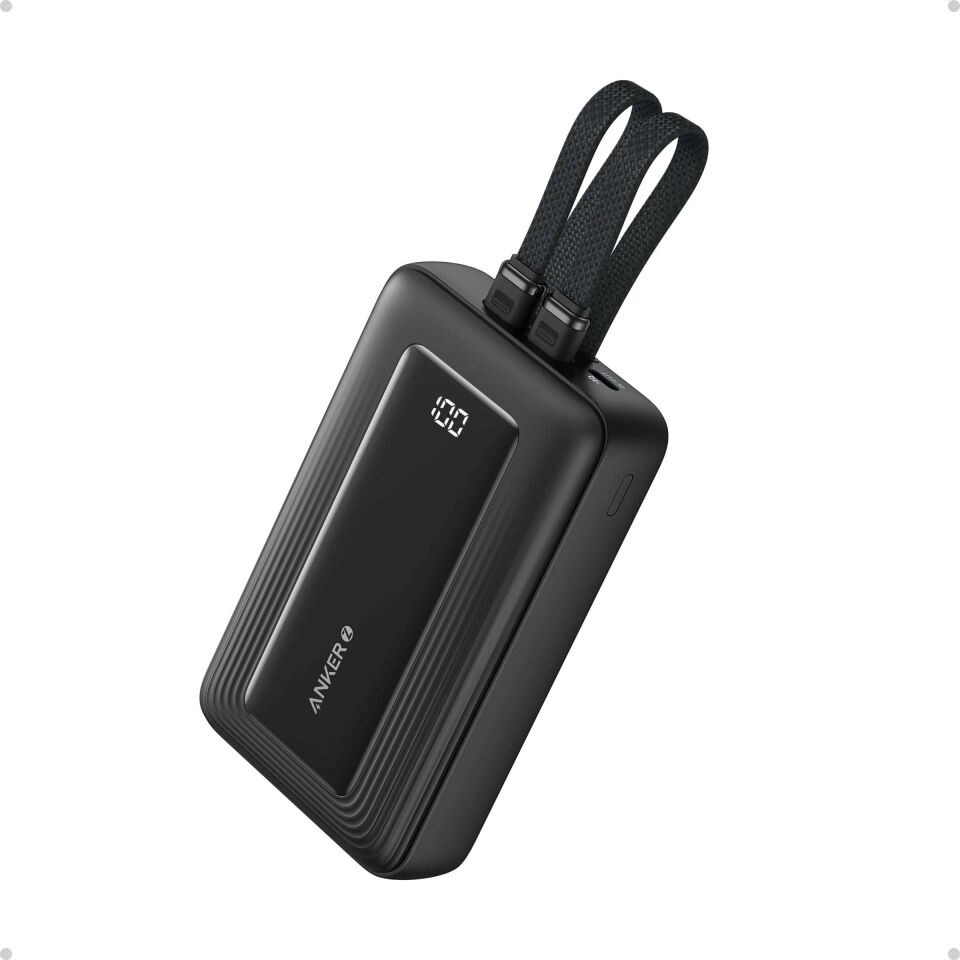 Anker Zolo Powerbank 20K 30W Dahili USB-C+Lightning Kablo