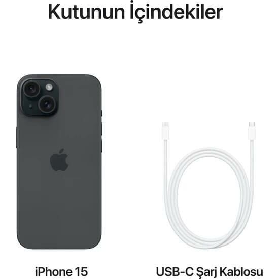 Apple iPhone 15 256 GB Siyah