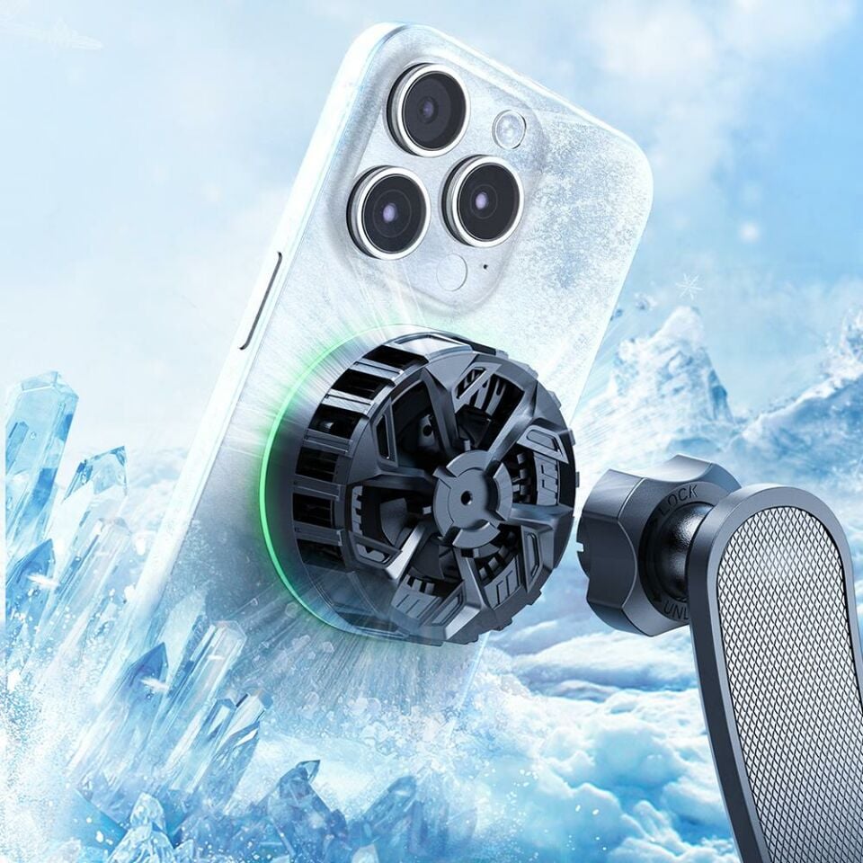 Mcdodo CH-5110 2si 1 Arada Magsafe Radyatör 15W Soğutuculu Kablosuz Araç Şarj Cihazı