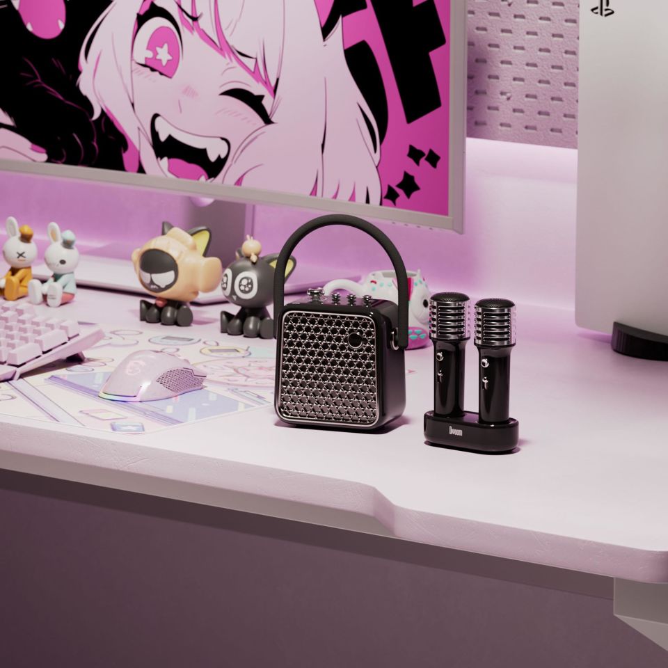 Divoom SongBird-SE Çift Mikrofonlu 18W Bluetooth Hoparlör Siyah