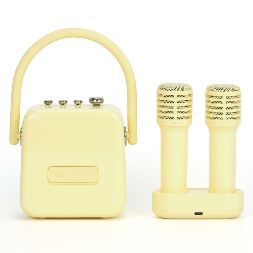 Divoom SongBird-SE Çift Mikrofonlu 18W Bluetooth Hoparlör Sarı