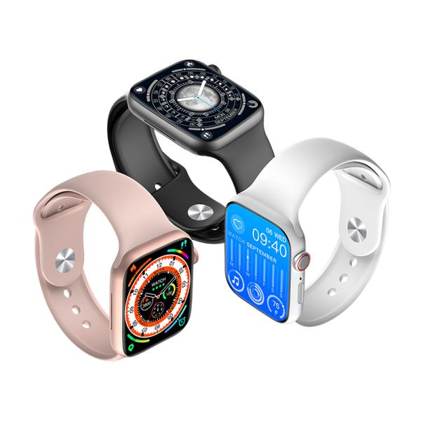 Wiwu SW01 Pro Suya Dayanıklı iOS ve Android Uyumlu Akıllı Saat Gümüş