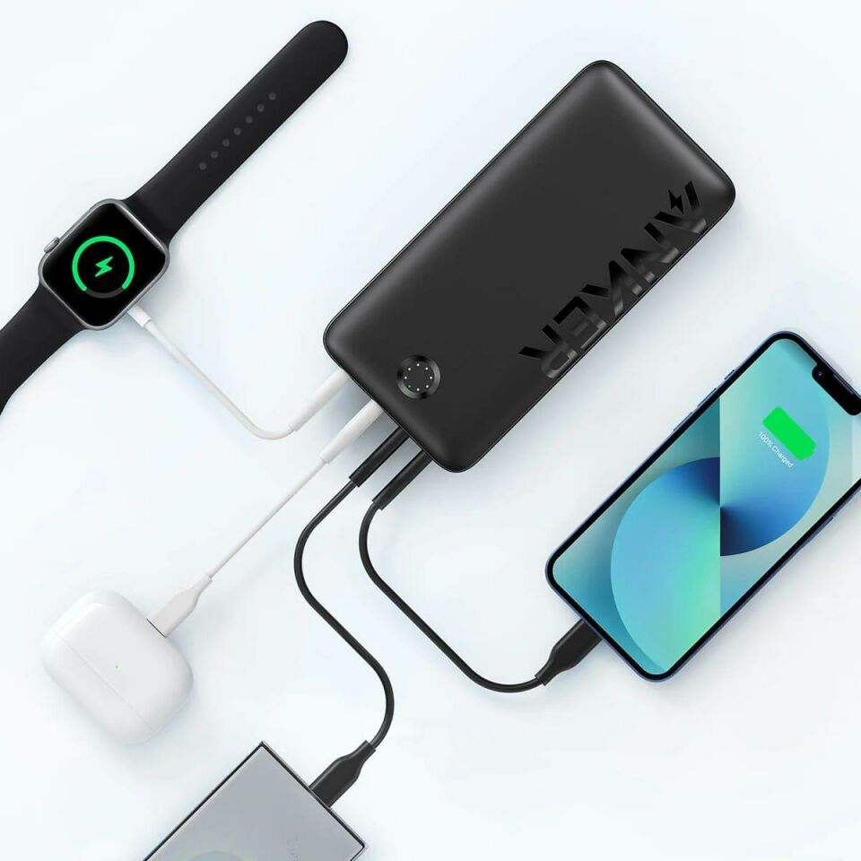 Anker 347 Powerbank 40000mAh  PowerCore 40K Taşınabilir Hızlı Şarj Cihazı 30W