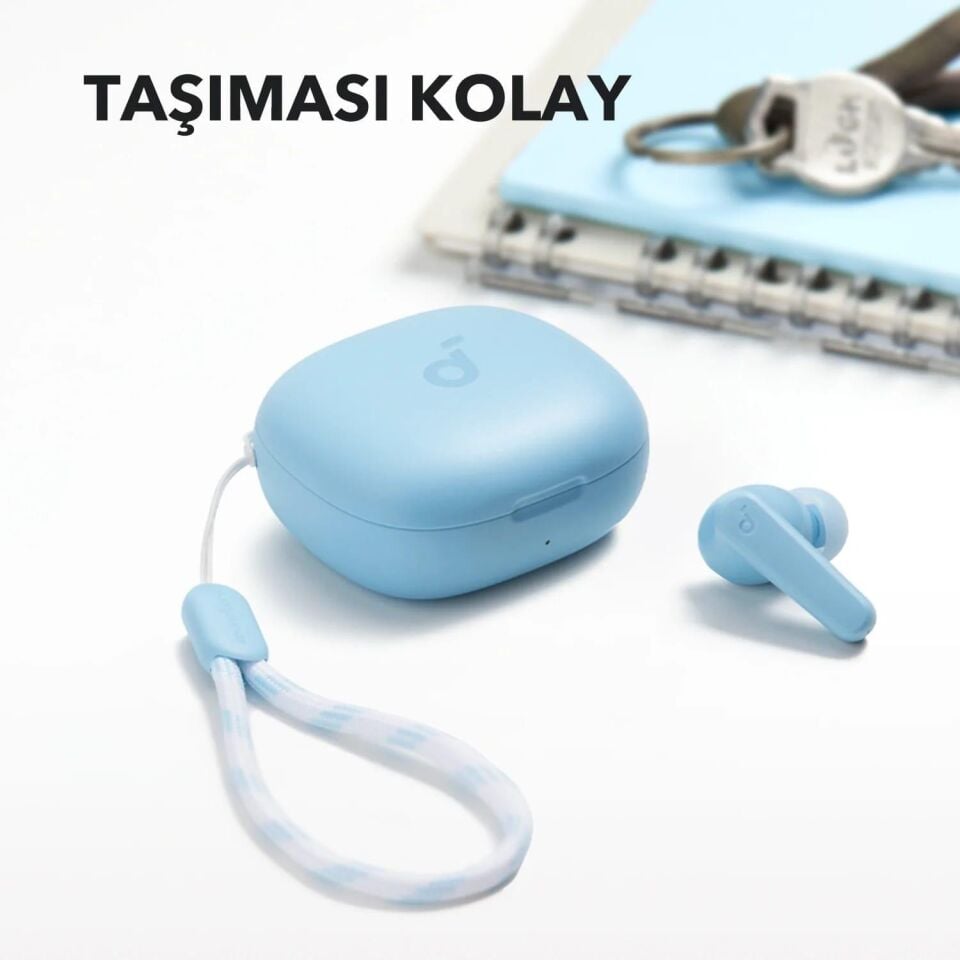 Anker SoundCore R50i TWS Kulak İçi Bluetooth Kulaklık Açık Mavi