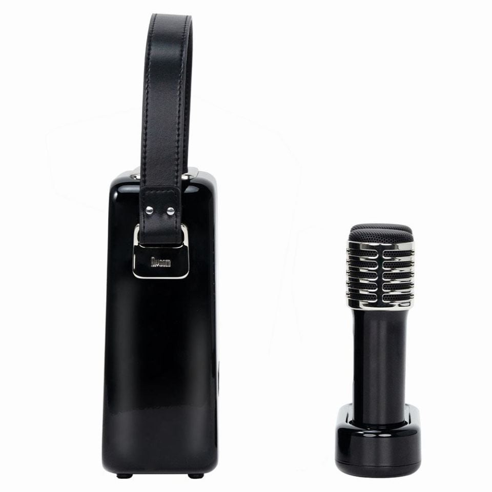 Divoom SongBird-HQ Beyaz Çift Mikrofonlu Bluetooth Hoparlör Siyah