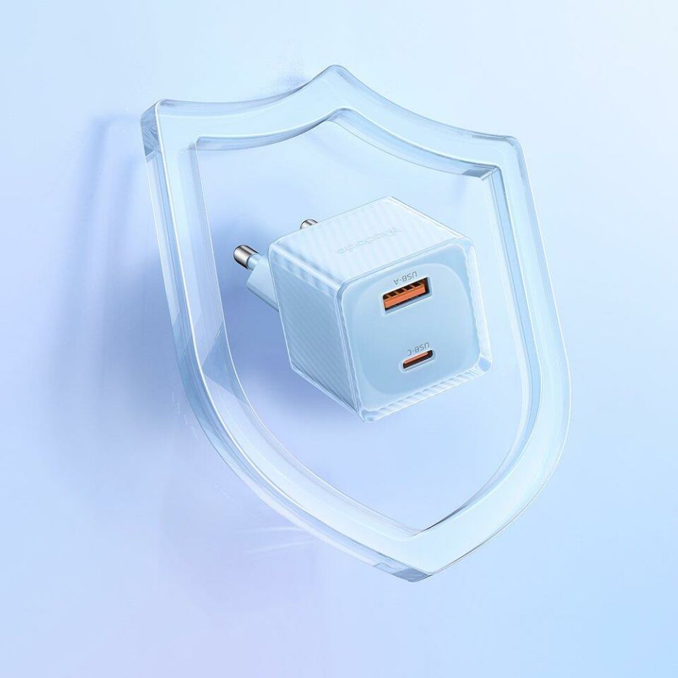 Mcdodo CH-4152 33W GaN PD 1xType-C 1xUSB Girişli Hızlı Şarj Aleti - Mavi