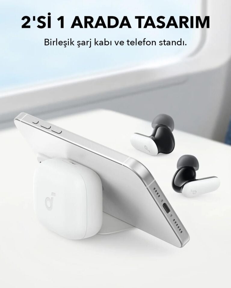 Anker SoundCore R50i NC ANC TWS Kulak İçi Bluetooth Kulaklık Beyaz