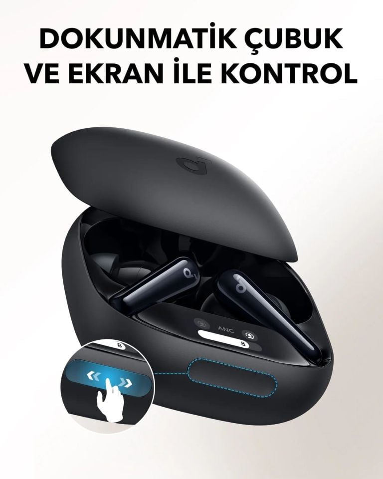 Anker Liberty 4 Pro Gürültü Engelleyici Kablosuz Bluetooth Kulaklık Mat Siyah