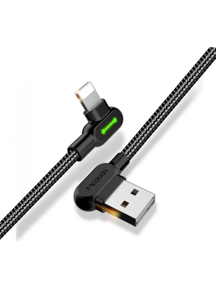 Mcdodo CA-4673 Lightning L Tipi Data-Şarj Kablosu 1.8M-Siyah