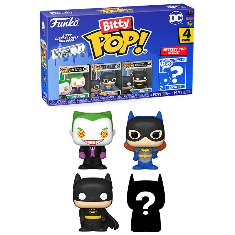 Funko Bitty Pop - The Joker - Batman - Batgirl 4’lü Set