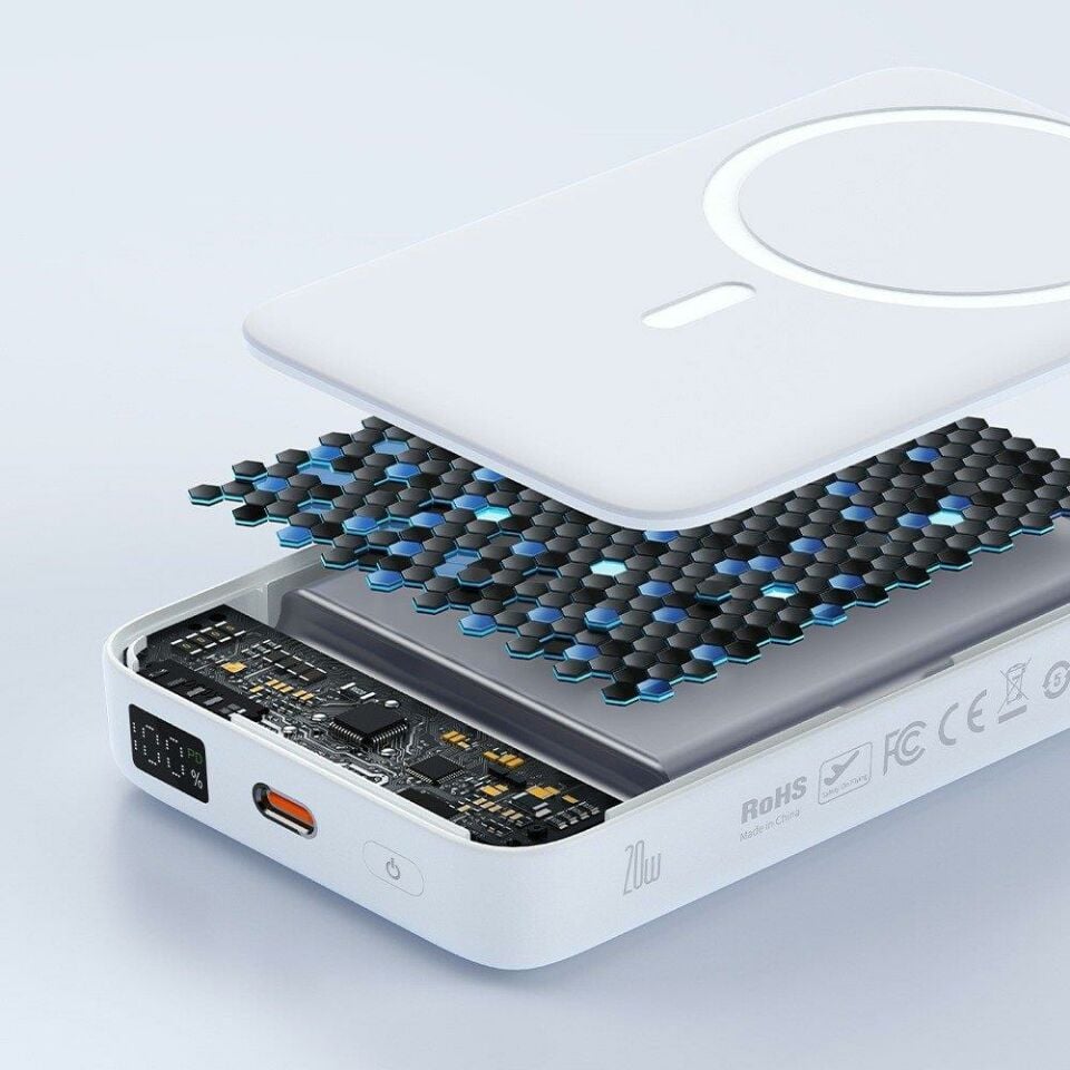 Mcdodo Mc-5100 10000 Mah 20W Manyetik Kablosuz Powerbank