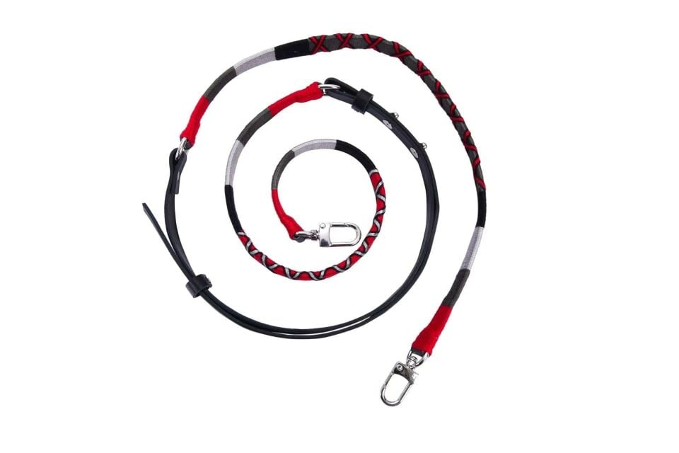 Hippi Ayarlanabilir Yassı Deri Telefon ve Çanta Uyumlu Askı 115 cm-130 cm Watermelon