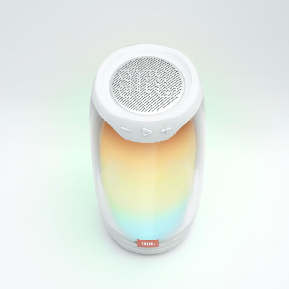 Jbl Pulse 4 Işıklı Bluetooth Hoparlör Beyaz