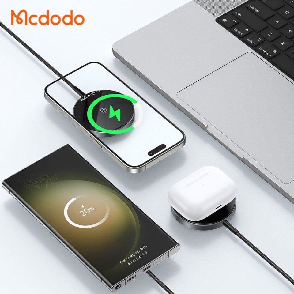 Mcdodo Ch-5490 Ture 15W Iphone Manyetik Kablosuz Şarj Cihazı