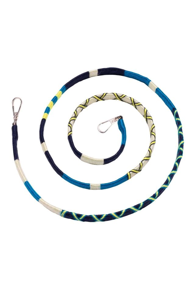 Hippi El Örgüsü Yassı Telefon ve Çanta Askısı 110 cm Lemon