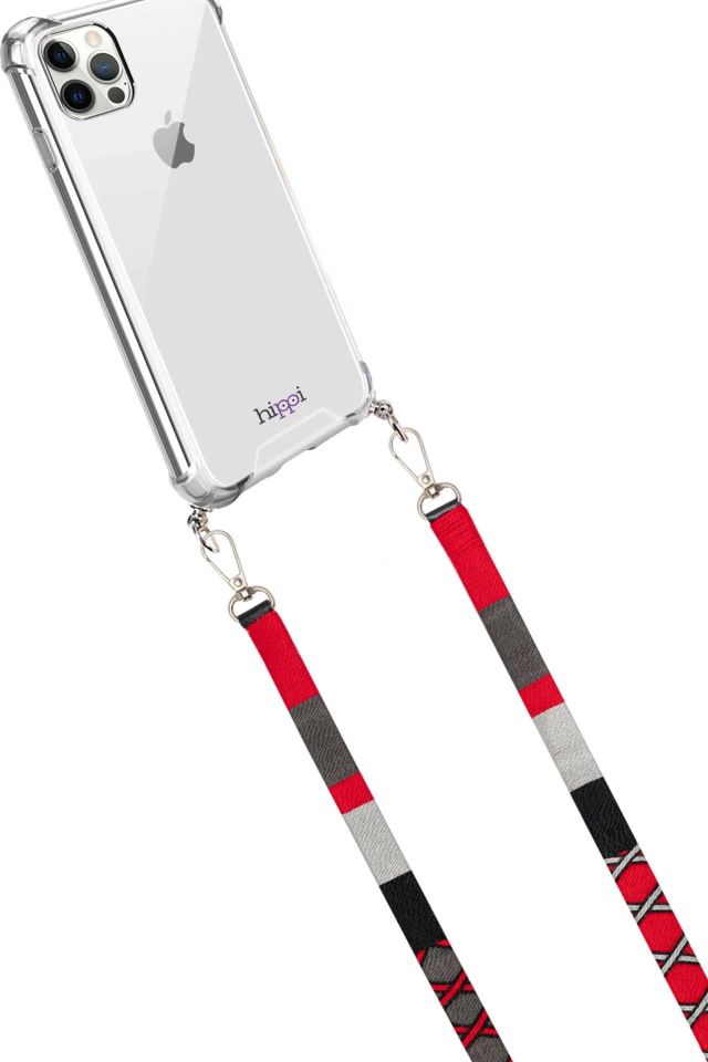 Hippi El Örgüsü Yassı Telefon ve Çanta Askısı 110 cm Watermelon