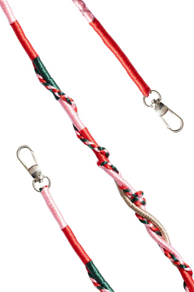 Hippi El Örgüsü Telefon Ve Çanta Askısı 110 cm Begonia