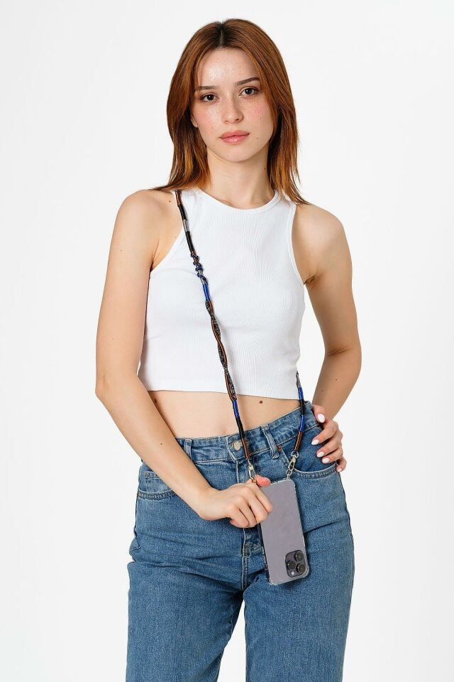 Hippi El Örgüsü Telefon Ve Çanta Askısı 110 cm Imposing