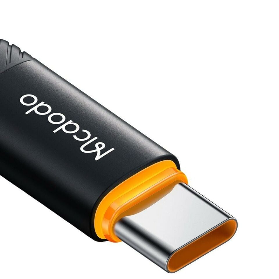 Mcdodo CA-2380 Type-C 100W Power Off Süper Hızlı Data/Şarj Kablosu 5A 1.2m - Siyah