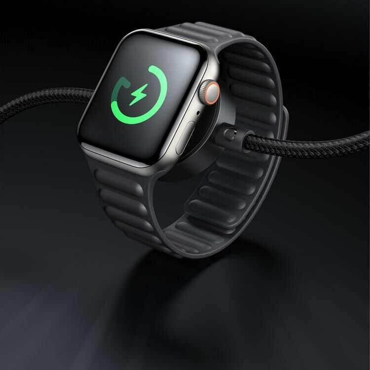 Mcdodo Ca-2580 60W 1 Type-C Ve 1 Watch Kablosuz Şarj Kablosu - Siyah