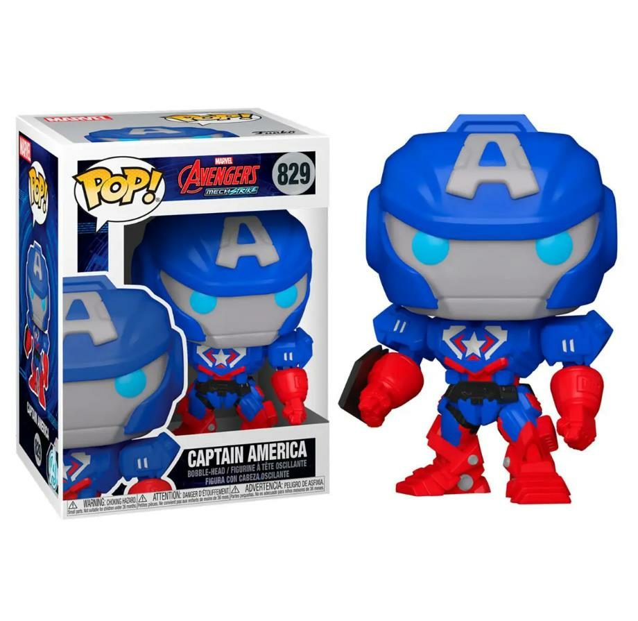 Funko Pop Figür Marvel: Marvel Mech-  Captain America