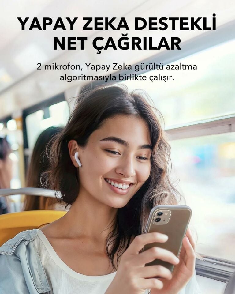 Anker Soundcore K20i Kulak İçi Bluetooth Kulaklık Beyaz