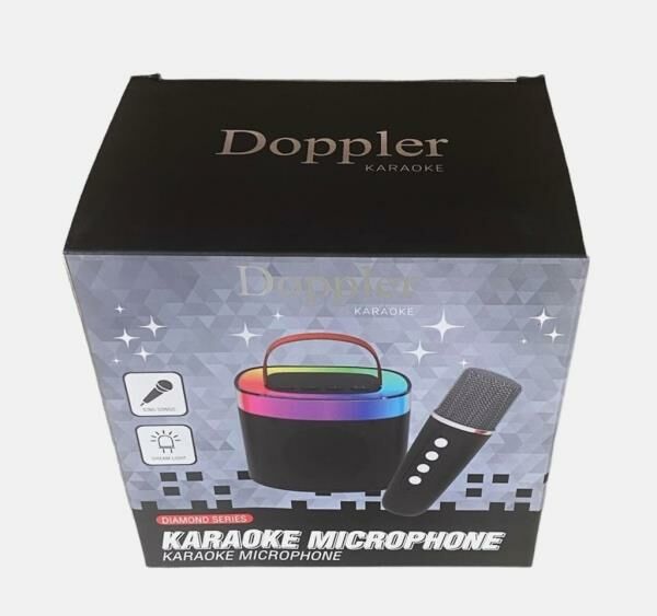 Doppler Diamond Karaoke Mikrofon Siyah