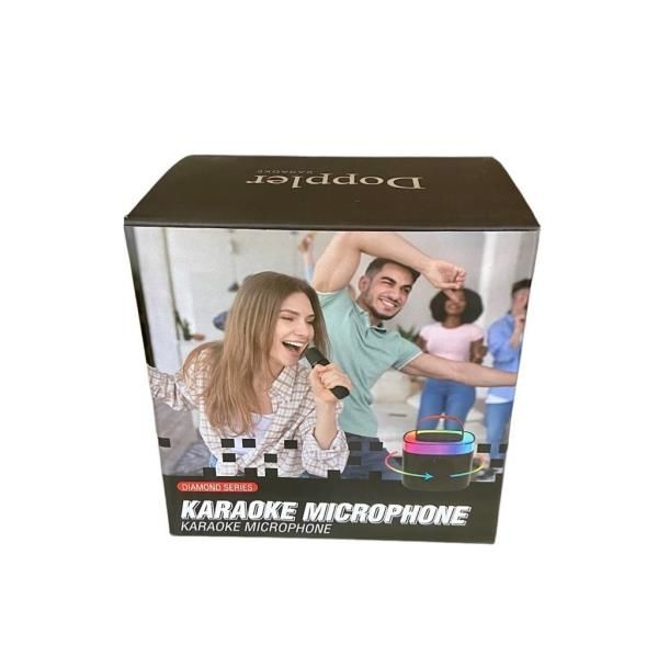 Doppler Diamond Karaoke Mikrofon Siyah