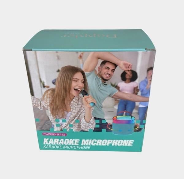Doppler Diamond Karaoke Mikrofon Mavi