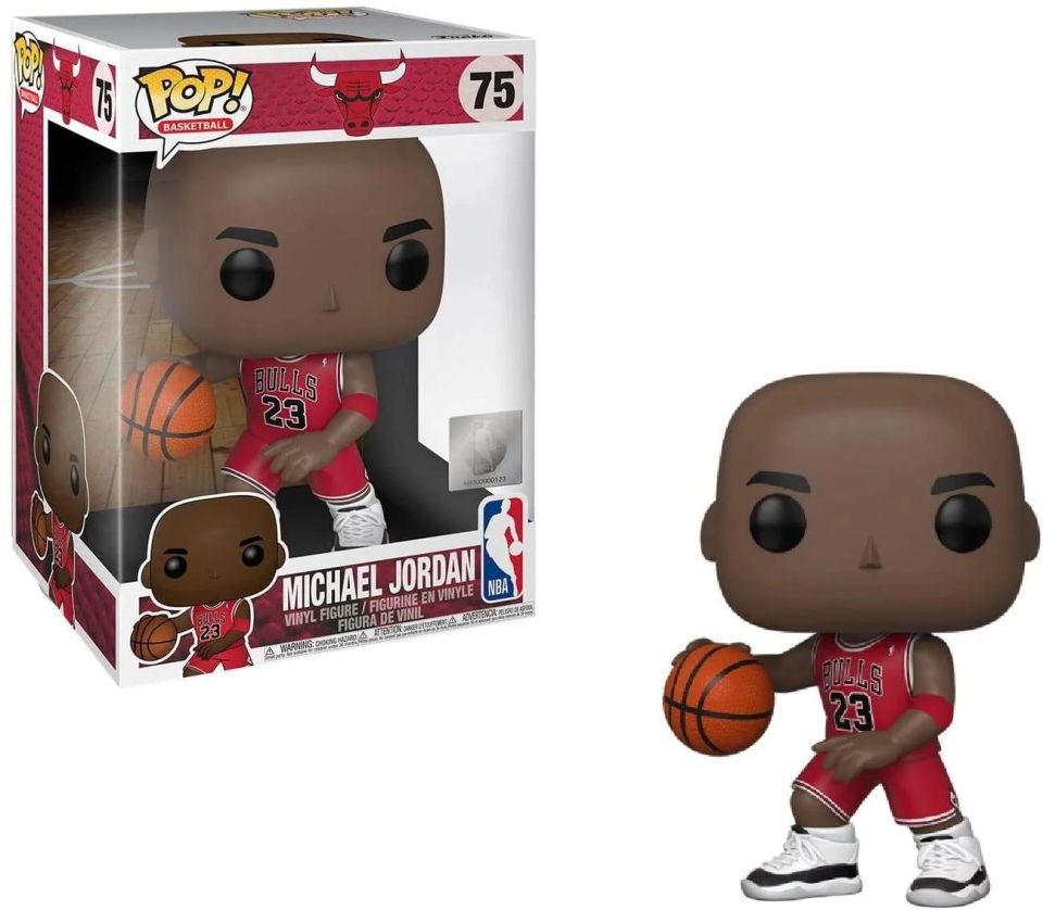 Funko POP Deluxe Figür - NBA Bulls, 10'' Michael Jordan (Red Jersey)