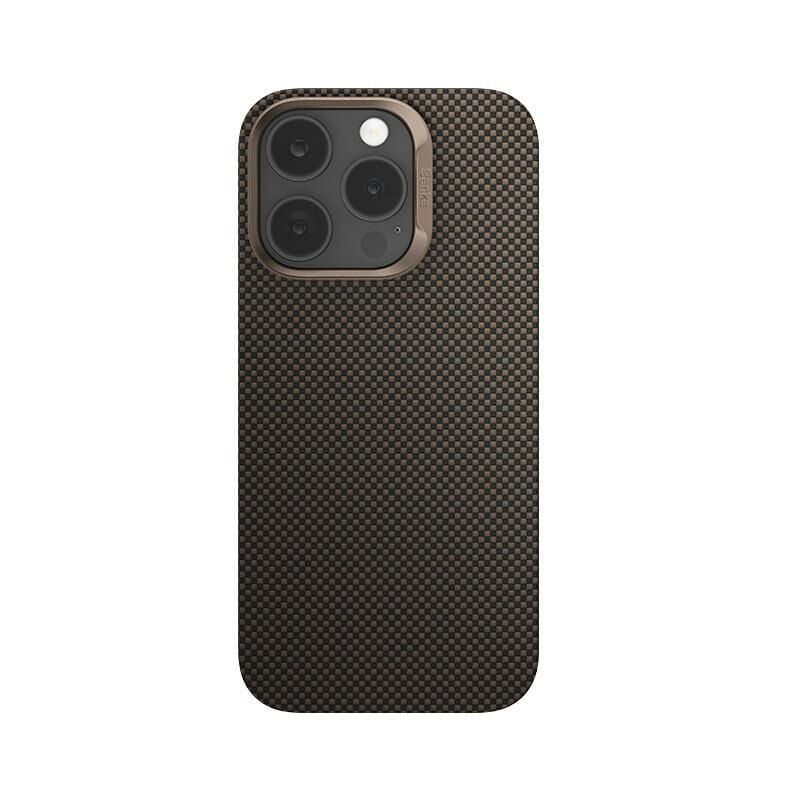 Apple iPhone 16 Pro Kılıf - Magsafe Şarj Özellikli - Benks ArmorTint Serisi - ArmorAir Kevlar Kapak - Gold