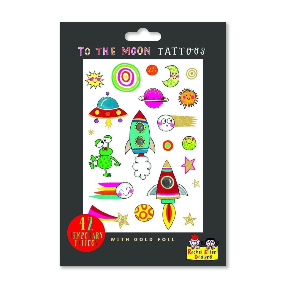 Rachel Ellen Geçici Dövme / To The Moon