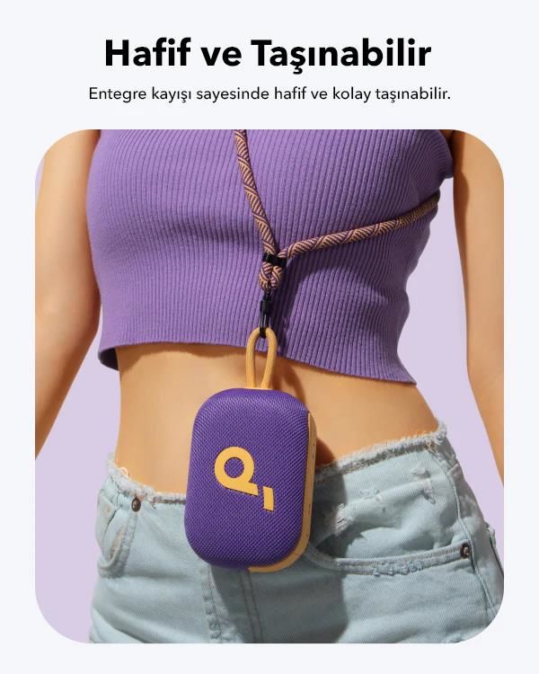 Anker Soundcore Select 4 Go Kablosuz Bluetooth Hoparlör Mor