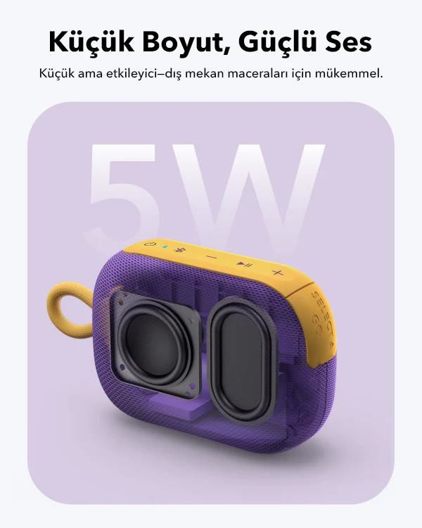 Anker Soundcore Select 4 Go Kablosuz Bluetooth Hoparlör Mor