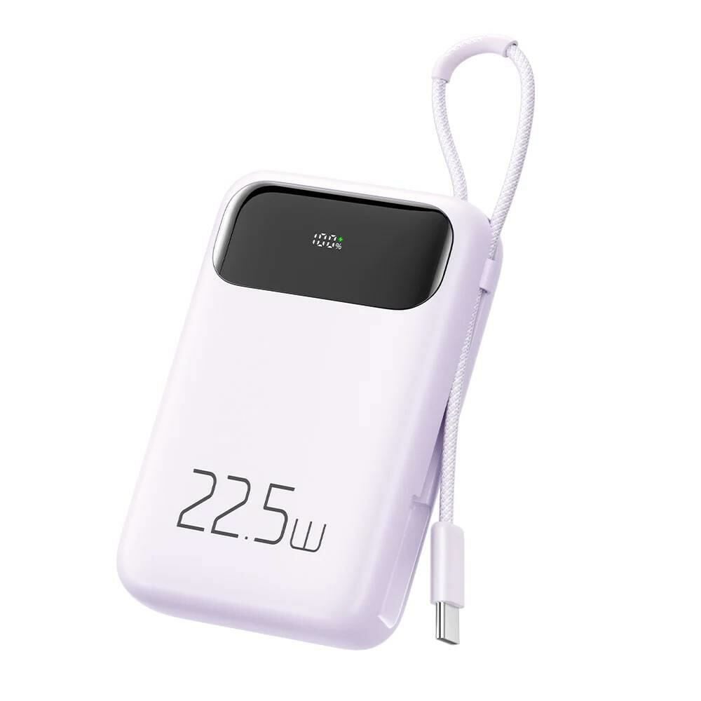 Mcdodo MC-3245 22.5W PD+QC 10000 mAh Powerbank & Type-C Şarj Kablosu - Mor