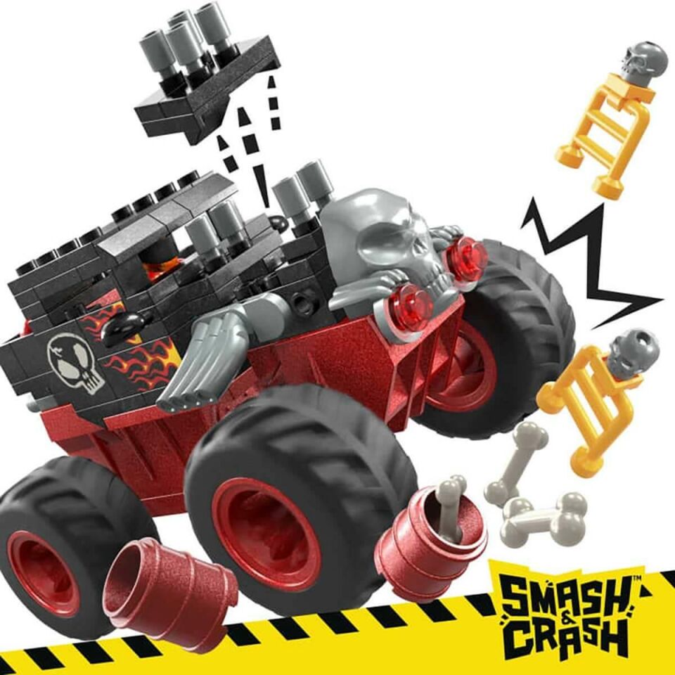 Mega Bloks Hot Wheels Smash N Crash Bone Shaker Çarpışma Pisti