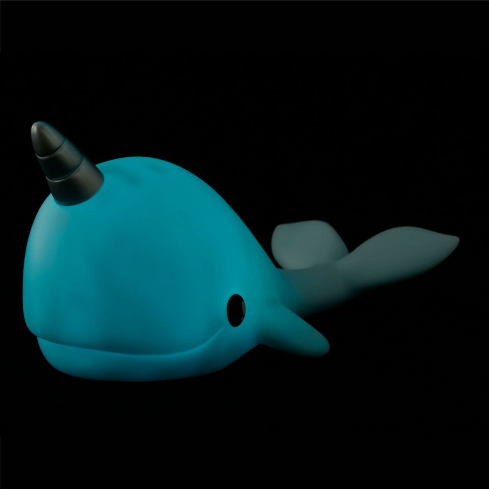 Dhink Narwhal Gece Lambası Mavi